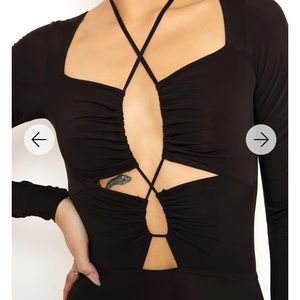 Blackmilk IN A RUCHE BODYSUIT size M BNWT